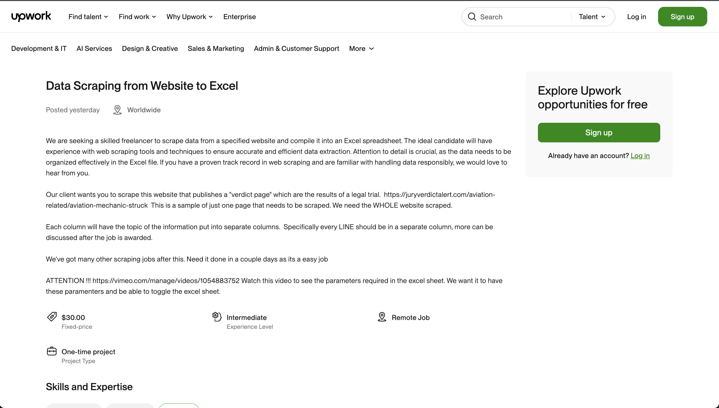 Scope creep dashboard showing risk alerts